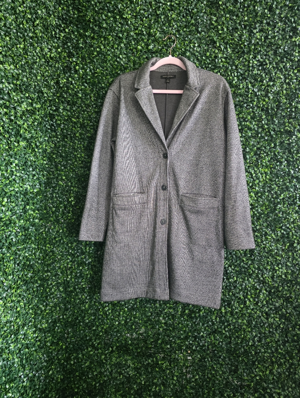 Banana Republic Women's Gray Coat Size S